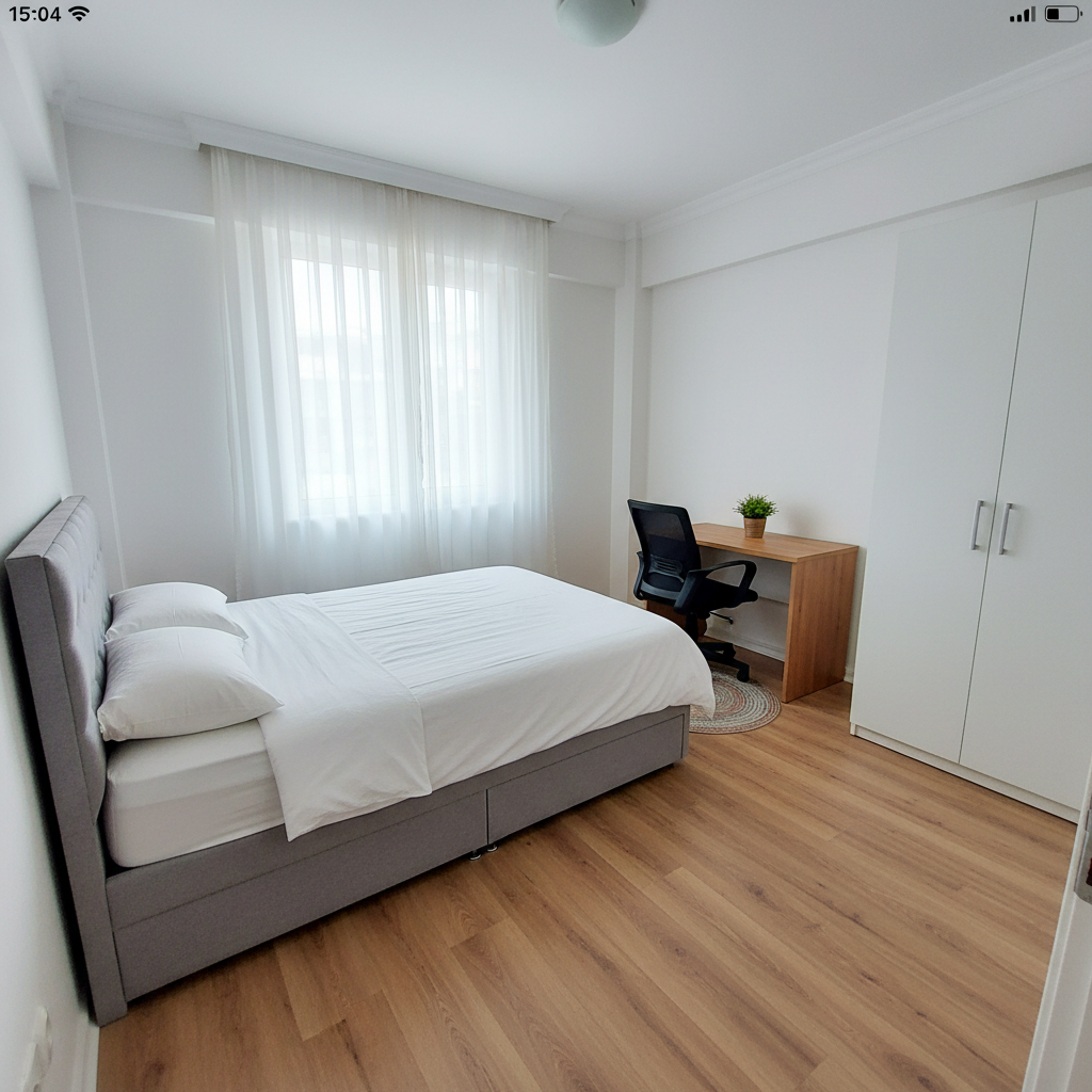 Bayraklı sitede karma öğrenci evi sosyal ortam