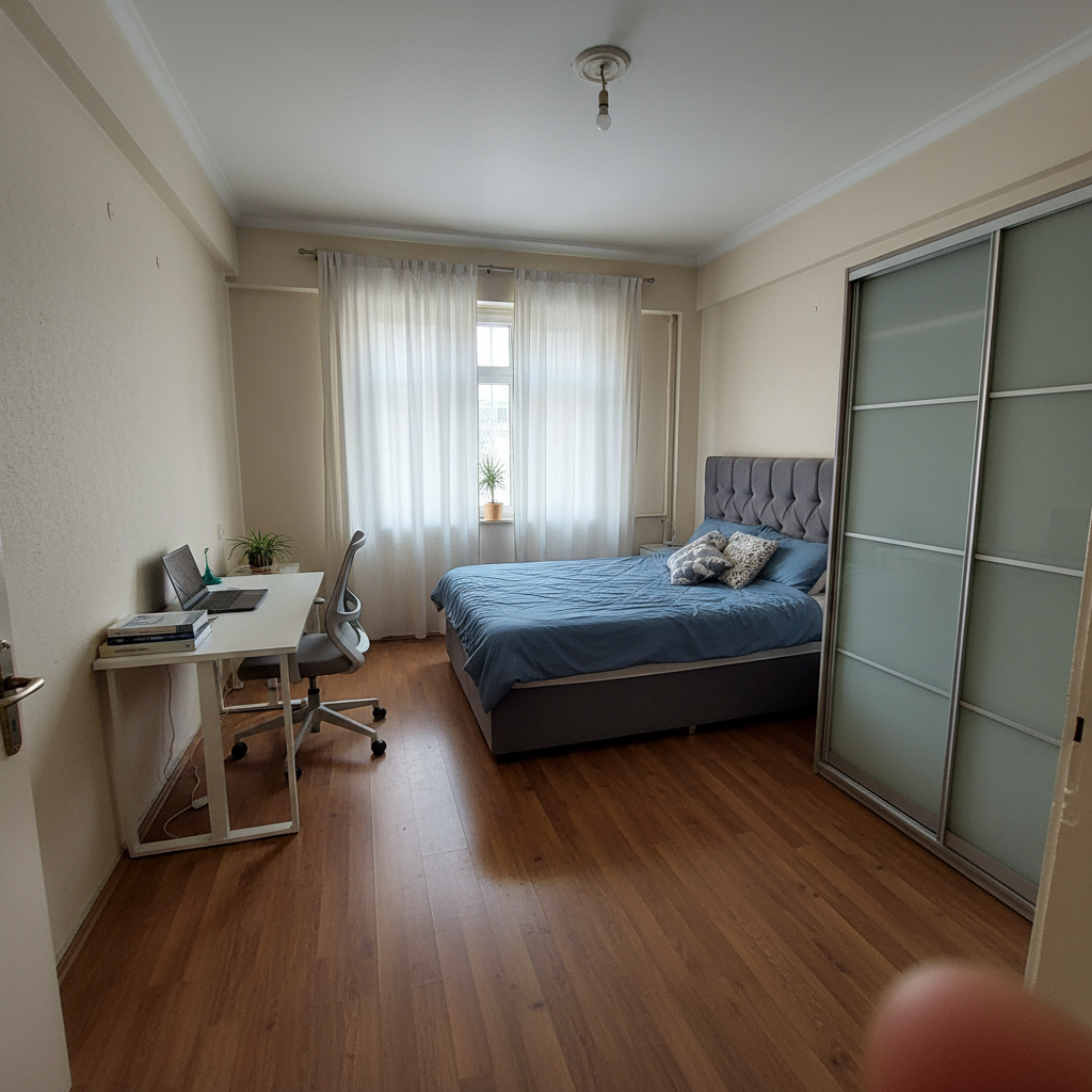 Modada vintage daire sanatçı ruhlu ev arkadaşı