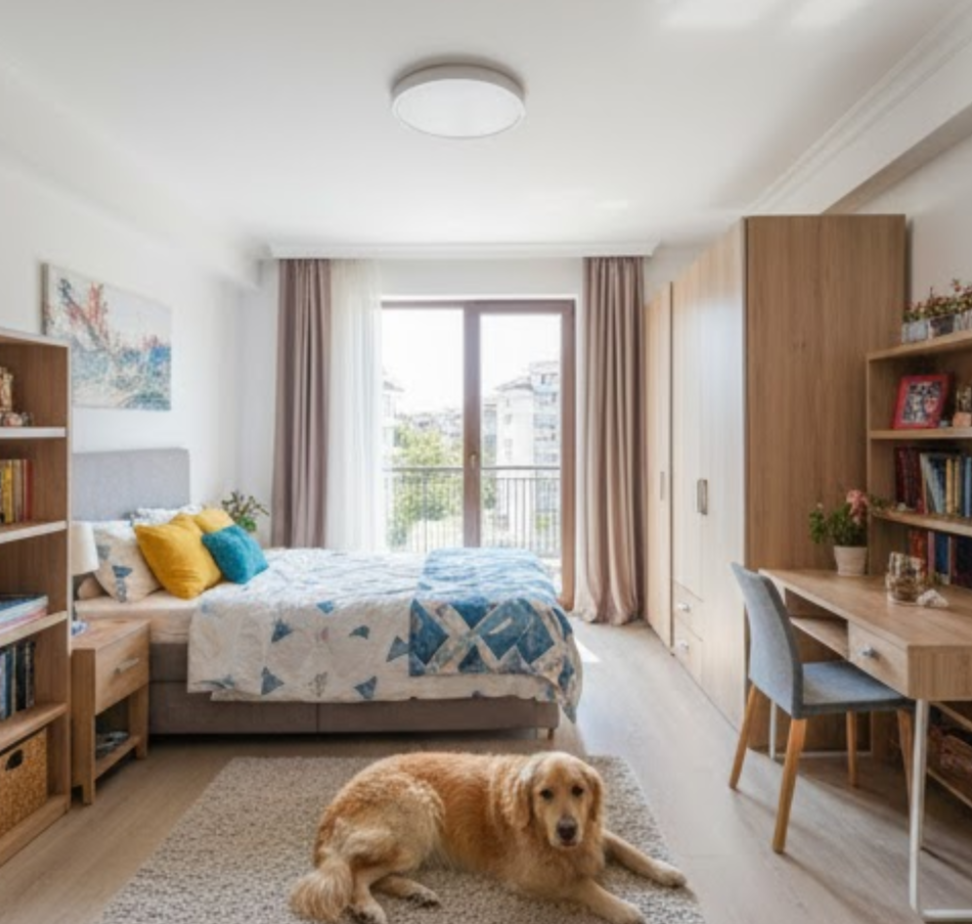 Nilüfer Uludağ Üni sitede köpekli kız öğrenci