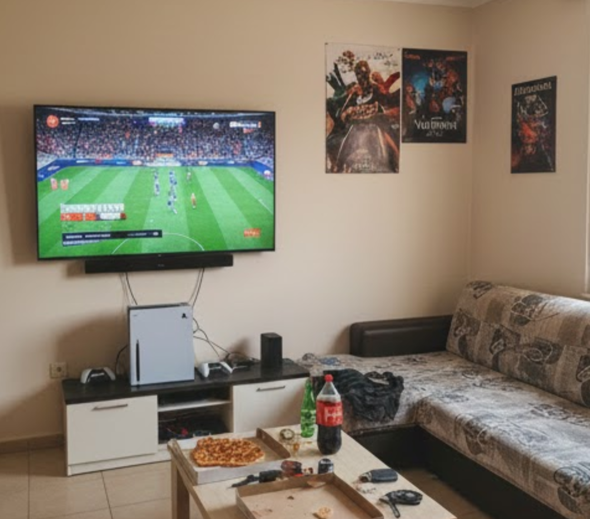 Döşeme Çukurova Üni oyuncu erkek PS5 var