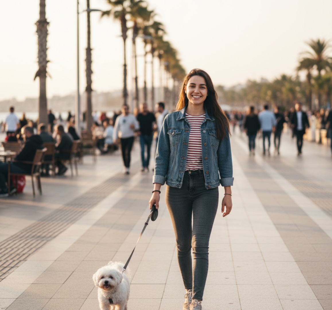 Alsancak'ta Starbucks'ta barista olarak calışıyorum köpegimle birlikte sosyal ev arıyorum