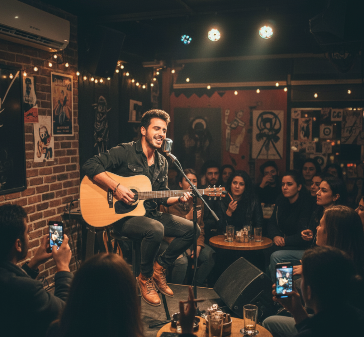 Kadıköy'de müzisyenim gitar çalıyorum yaratıcı ve rahat ev arkadaşı arıyorum